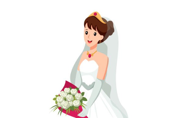 Capturing Romance: The Allure of Pretty Bride at Wedding Character