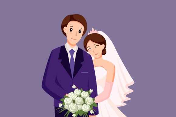 Charming Wedding Illustrations for Modern Branding
