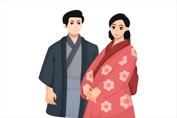 Designing Elegant Celebrations: The Versatility of Japanese Wedding Illustrations