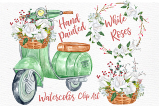 Hand-Painted White Roses: Elevate Your Wedding & DIY Designs
