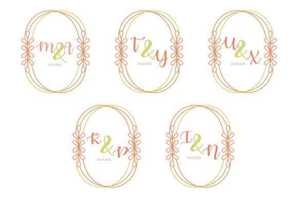 Monogram Wedding Vintage: A Timeless Font for Elegant Designs
