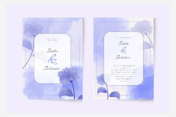 Simple Purple Floral Watercolor: A Versatile Design Asset