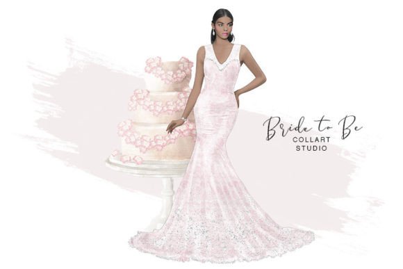Unique Wedding Design Assets: Hand-Drawn Clip Art & Graphics