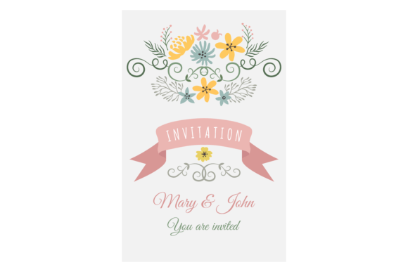 Wedding Invitation Template with Floral: A Designer's Guide to Elegance