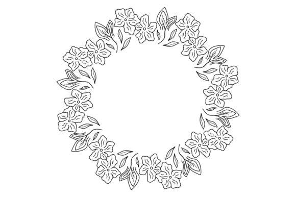 Wedding Wreath 01: Your Ready-to-Use SVG for Elegant Design