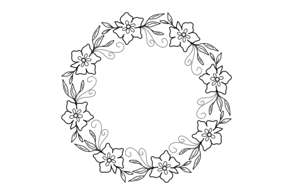 Wedding Wreath 03: A Ready-to-Use SVG for Elegant Design