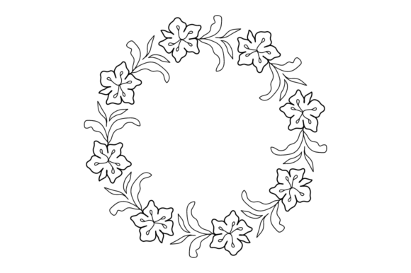 Wedding Wreath 04: A Floral SVG for Your Creative Toolkit