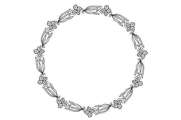 Wedding Wreath 11: The Elegant SVG Font for Your Creative Projects